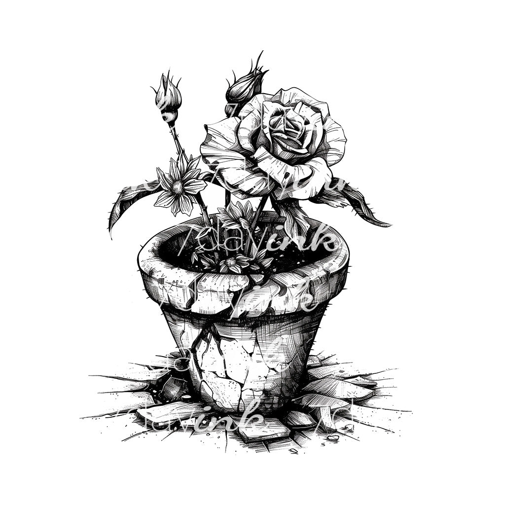 Broken Flowerpot
