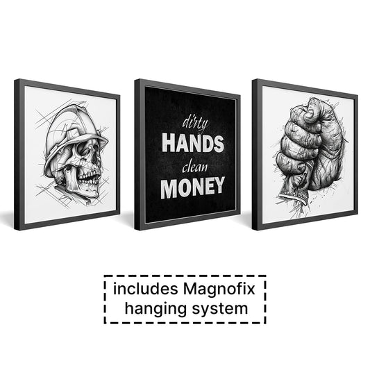 Dirty Hands Clean Money - Print Bundle