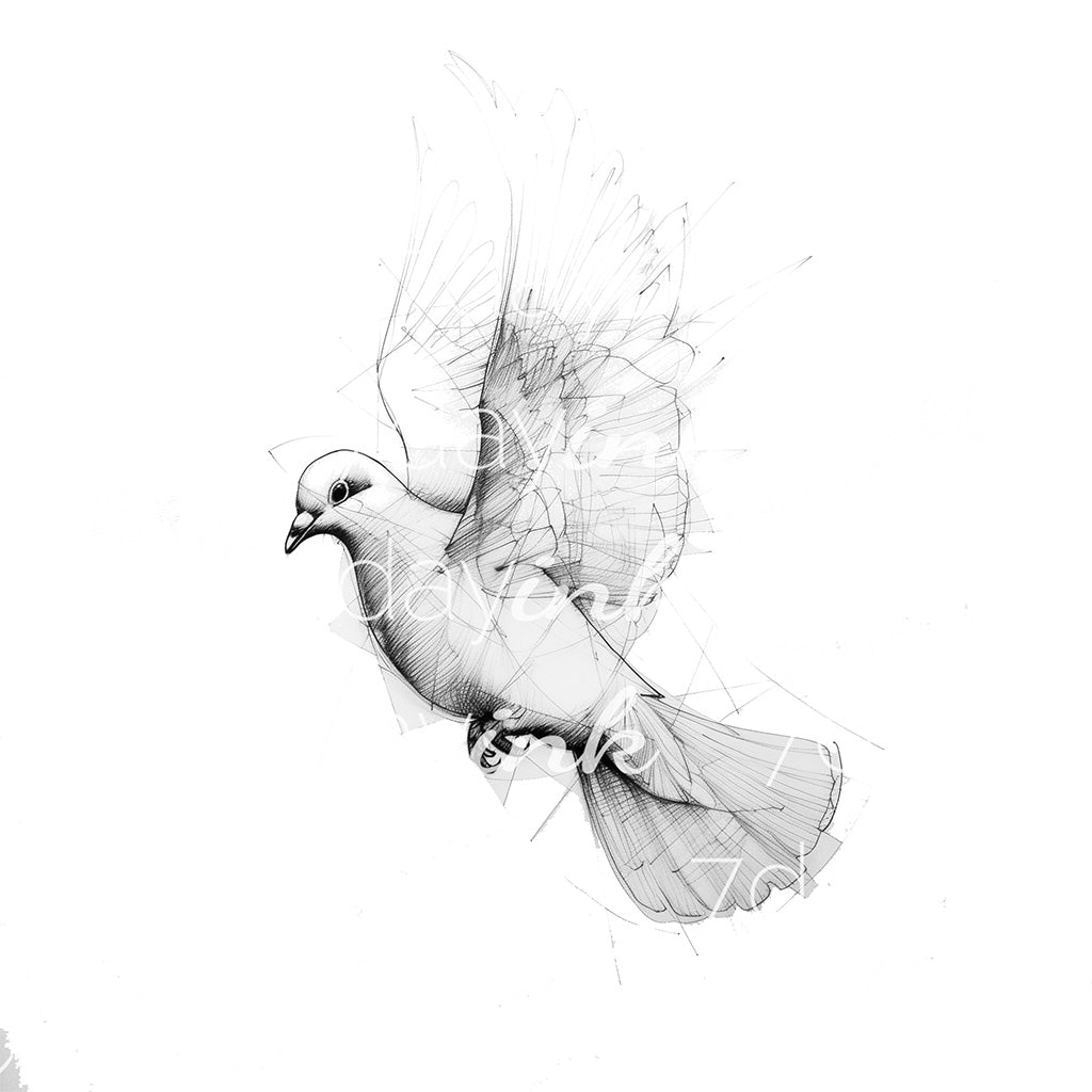 Fading Dove Sketch