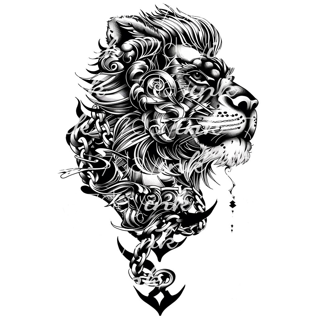 Lion with Anchor