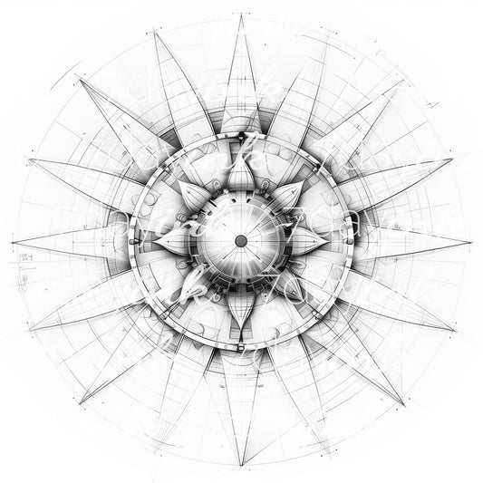 Mechanical Sun Blueprint