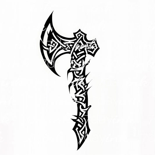 Norse Rune Axe