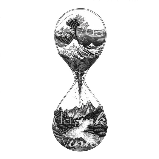 Storm and Calm Hourglass