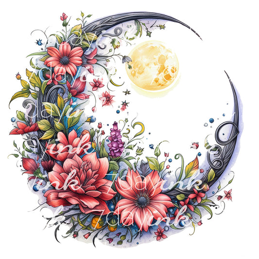 Floral Moon