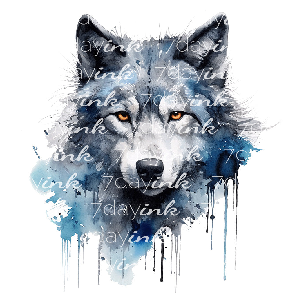 Watercolour Wolf