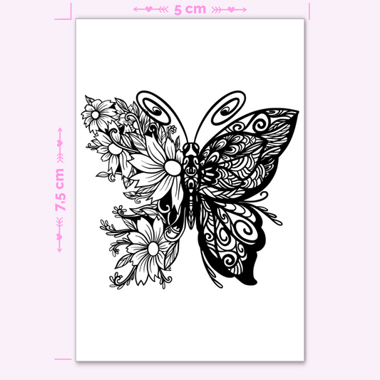 Blumen-Schmetterling 2 (mini)