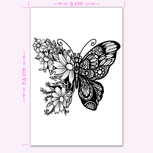 Blumen-Schmetterling 4 (mini)